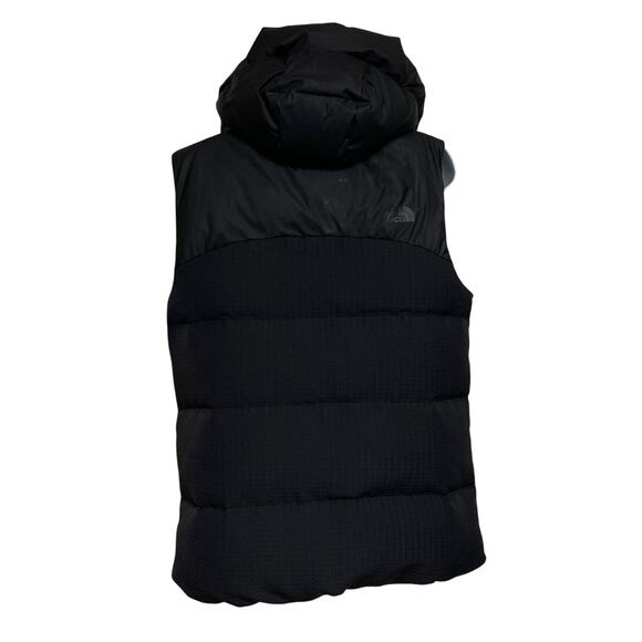 The North Face Black Novelty Nuptse Hooded Vest Womens Size M - Picture 3 of 9